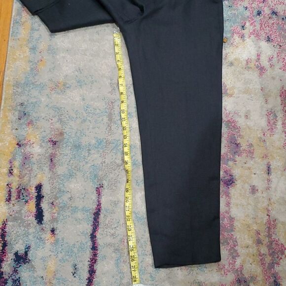 2 Pair Banana Republic 100% Linen HR Slim Ankle Pant in Sand & Black Size 2 - Picture 13 of 16